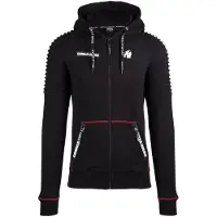 Gorilla wear Georgia Zipped Hoodie, Black
