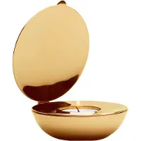 Design House Stockholm Shell kynttilälyhty messinki