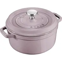 Staub La Cocotte pyöreä pata valurauta 3,8 L. Cherry Blossom