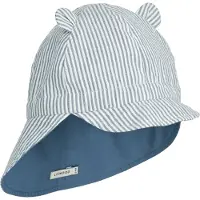 Liewood Legioonalaishattu - Gorm Käännettävä - Blue Wave/Kerma D - - 9-12 kuukautta - Legioonalaishatut