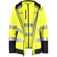 Projob 6445 Tekninen Takki 3-In-1 En Iso 20471 Luokka 3/2 - Yellow/Navy - 3XL