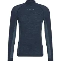 Falke Men's Long Sleeve Zip Wool-Tech Space Blue Kerrasto yläosat M