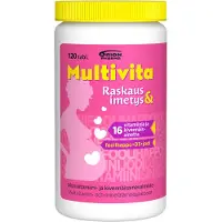 Multivita Raskaus & Imetys Monivitamiini 120 tabl