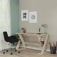 Hobby Hall Työpöytä, Lungo, 140x73x60 cm, vaalea tammi
