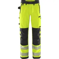 Fristads Vihreä Housut Huomio 2645 GSTP Huomiokeltainen/Musta D88