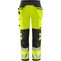 Fristads Työkaluhousut Luokka 2 2644 GSTP Huomiokeltainen/Musta D112