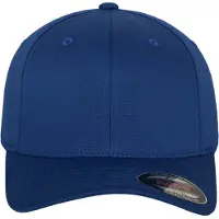 Flexfit Lippalakki 'Flat Visor' kuninkaallisen sininen