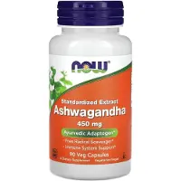 Now Ashwagandha-uute, 450 mg - 90 kasviskapselia