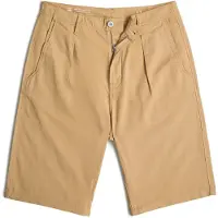 G-Star Pleated Chino Shorts - Brown - Men