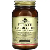 Solgar - Foolihappo 1333 µg DFE (800 µg foolihappoa) (250 tablettia)
