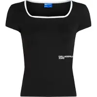 Karl lagerfeld Jeans Milano Piping Lyhythihainen T-paita