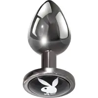 Playboy Tux - anustappi - pieni - hopea