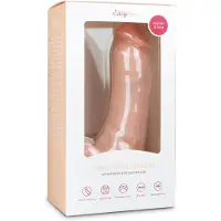 EasyToys - realistinen imukuppidildo kiveksillä 20cm - beige