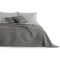 Restilo DecoKing AXEL grafiittiväri peitto 260×280 cm, Decoking voodikate Axel, hall-hõbedane, 260 x 280 cm