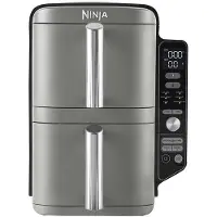 Ninja Double Stack XL SL400UK 9,5 litran ilmankuumentaja - harmaa