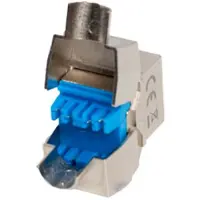 Lanberg KSF8-4000, Tasainen, Sininen, Hopea, RJ-45, LSA, Naaras, Fosfori/pronssi