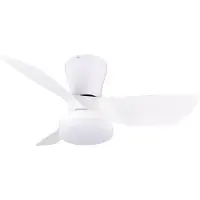 REALITY IMPORT Randers LED tuuletinkattovalaisin 20W 2700-6000K 76cm mattavalkoinen