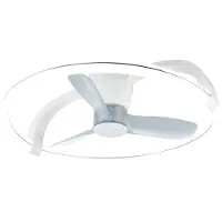 Valotorni Stockholm LED tuuletinkattovalaisin 37W 2700-6500K 73cm mattavalkoinen