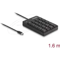 DeLOCK 12108, USB, 19, Universaali, 1,6 m, Musta