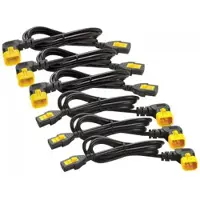 APC POWER CORD KIT (6 EA), LOCKING, C13 TO C14 (90 DEGREE), 1.8M (AP8706R-WW)