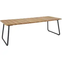 Brafab Nolli ruokapöytä 90 x 175 cm musta/tiikki