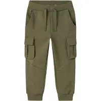 Name it Nmnoli Sweat Pant Unb Noos - Khaki green - 116