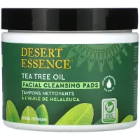 Desert Essence , Facial Cleansing Pads, Tea Tree Oil, 50 Pads