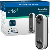Arlo video-ovikello Wi-Fi, valkoinen