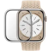 PanzerGlass Apple Watch Series 7/8/9 45 mm, läpinäkyvä, antibakteerinen