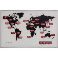 Nextime - World Time Seinäkello 55x36 cm