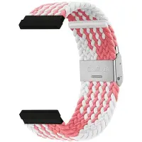 CaseOnline Punottu kellon ranneke Fitbit Versa 4 - Pinkwhite