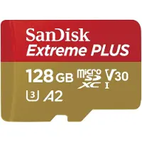 SanDisk – Ext PLUS microSDXC 128GB+SD 200MB/s (SDSQXBD-128G-GN6MA)
