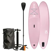 FitNord Aqua Lite SUP-lautasetti, vaaleanpunainen (kantavuus 110 kg) G2