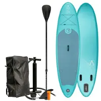FitNord Aqua 300 SUP-lautasetti, turkoosi (kantavuus 120 kg) G2