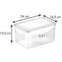 Tescoma Säilytysrasia Freshbox 3,5l, 24x16,5x12,5cm, muovia