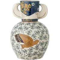 Bloomingville Hezha Vase - Blue - H23.5CM