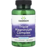 Swanson Health Kolminkertainen magnesiumkompleksi 400 mg - 100 Kapselia