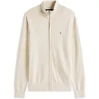 Tommy Hilfiger Essential Cotton Zip Thru - Cream - XXL