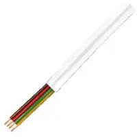 Logilink Telephone Cable flat 4-core CCA 100m White CM04W (CM04W)