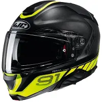 HJC Kypärä RPHA 91 Rafino Musta/Fluo Keltainen MC3HSF