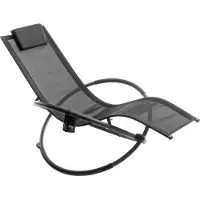 InnovaGoods Folding Orbital Rocking Sun Lounger Rockorb InnovaGoods