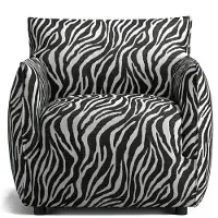 Decotique Le Petite Nojatuoli Zebra / Valkoinen - Nojatuolit Chenillekangas Musta - 11103202