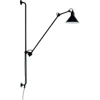 DCW éditions Lampe Gras 214 seinävalaisin, kartio varjostin, musta