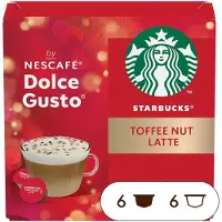 Starbucks | Toffee Nut Latte - 12 kapselia Dolce Gusto-koneisiin