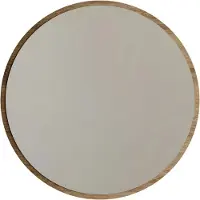 Mioli Decor Peilit Decortie Mirror - Dekoratif Yuvarlak Ayna Ceviz A707