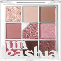 Unleashia Glitterpedia Eye Palette luomiväripaletti sävy No.5 All of Dusty Rose 6.2 g
