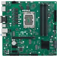 Asus PRO B760M-C-CSM, Intel, LGA 1700, Intel Celeron, Intel Core i3, Intel Core i5, Intel Core i7, Intel Core i9,..., LGA 1700, DDR5-SDRAM, (90MB1DX0-M1EAYC)