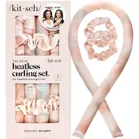 Kitsch Satin Heatless Curling Set Sunset Tie Dye