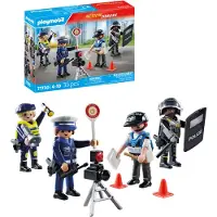 Playmobil Politifigursæt - Multi/patterned - ONE SIZE