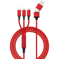 Smrter Hydra ULTRA, 1,2 m, USB A/USB C, USB C/Micro USB-A/Lightning, USB 2.0, Punainen (SMRTER_HYDRA_ULT_RD)